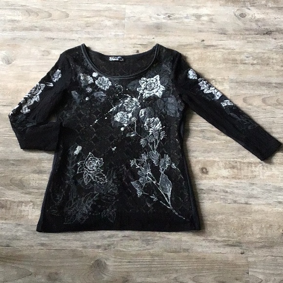 SOLD Rock & Republic Blouse Top - Picture 2 of 6